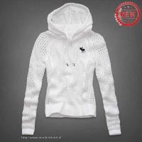 dames abercrombie fitch truien hooded hollow wit Store Eindhoven ivgrw474